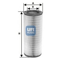 Vzduchový filter UFI 27.651.00