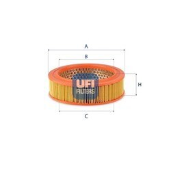 Vzduchový filter UFI 27.720.00