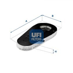 Vzduchový filter UFI 27.A97.00