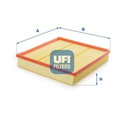 Vzduchový filter UFI 30.332.00