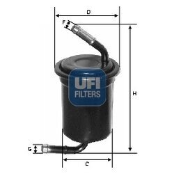 Palivový filter UFI 31.664.00