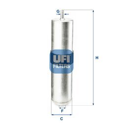 Palivový filter UFI 31.857.04