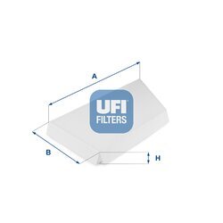 Filter vnútorného priestoru UFI 53.044.00
