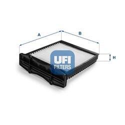 Filter vnútorného priestoru UFI 53.105.00