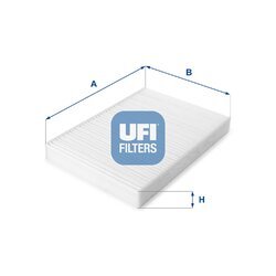 Filter vnútorného priestoru UFI 53.206.00