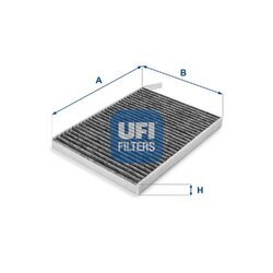 Filter vnútorného priestoru UFI 54.233.00