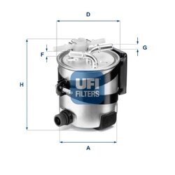 Palivový filter UFI 55.418.00