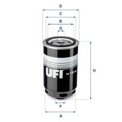 Palivový filter UFI 24.122.00
