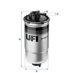 Palivový filter UFI 24.428.00