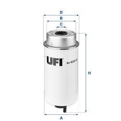 Palivový filter UFI 24.432.00