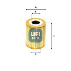 Olejový filter UFI 25.030.00