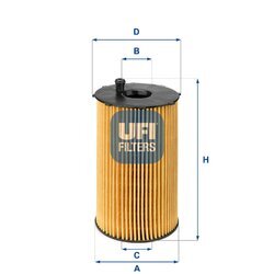 Olejový filter UFI 25.066.00