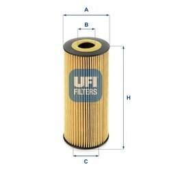 Olejový filter UFI 25.198.00