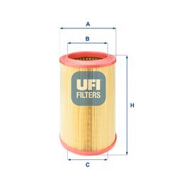Vzduchový filter UFI 27.366.00