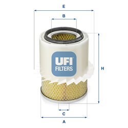 Vzduchový filter UFI 27.479.00
