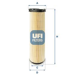 Vzduchový filter UFI 27.585.00