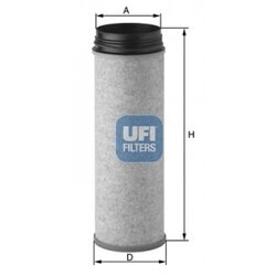 Filter sekundárneho vzduchu UFI 27.649.00