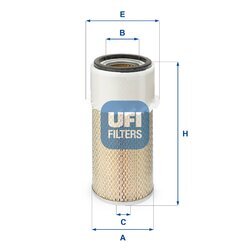 Vzduchový filter UFI 27.920.00