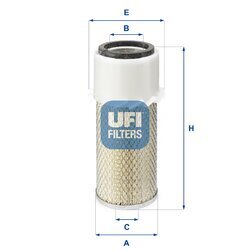 Vzduchový filter UFI 27.924.00