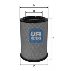 Vzduchový filter UFI 27.A33.00