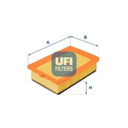 Vzduchový filter UFI 30.607.00