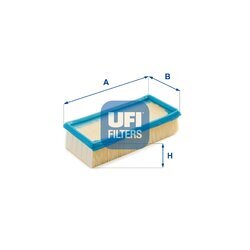 Vzduchový filter UFI 30.836.00