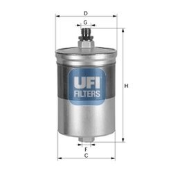 Palivový filter UFI 31.563.00