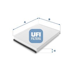 Filter vnútorného priestoru UFI 53.137.00
