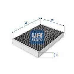 Filter vnútorného priestoru UFI 54.101.00