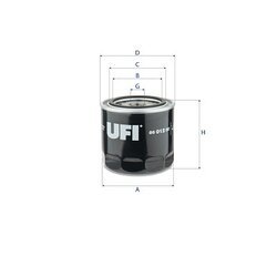 Filter pracovnej hydrauliky UFI 86.012.00