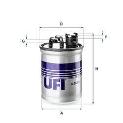 Palivový filter UFI 24.003.00