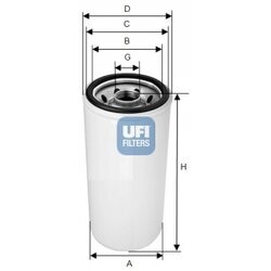 Palivový filter UFI 24.140.00