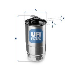Palivový filter UFI 24.427.00