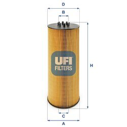 Olejový filter UFI 25.006.00