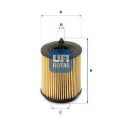 Olejový filter UFI 25.024.00