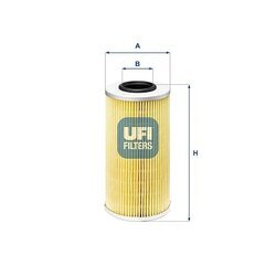 Olejový filter UFI 25.663.00