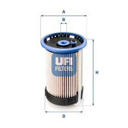 Palivový filter UFI 26.032.00