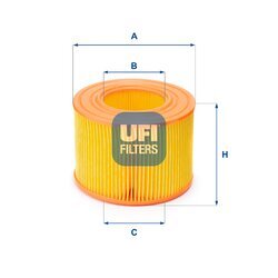 Vzduchový filter UFI 27.149.00