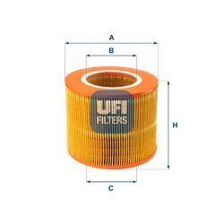 Vzduchový filter UFI 27.354.00