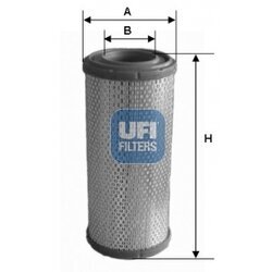 Vzduchový filter UFI 27.395.00