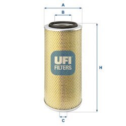 Vzduchový filter UFI 27.804.00