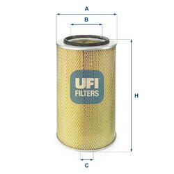 Vzduchový filter UFI 27.805.00