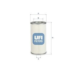 Vzduchový filter UFI 27.E41.00