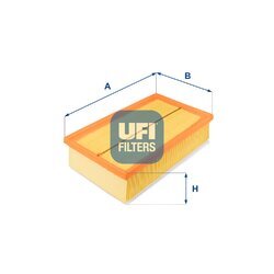 Vzduchový filter UFI 30.532.00