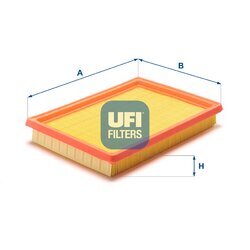 Vzduchový filter UFI 30.576.00
