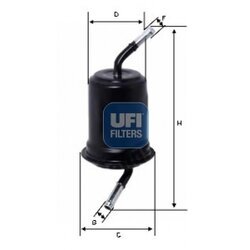 Palivový filter UFI 31.764.00
