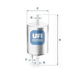Palivový filter UFI 31.831.00