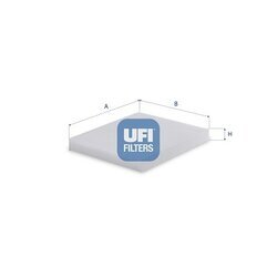 Filter vnútorného priestoru UFI 53.401.00