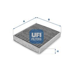 Filter vnútorného priestoru UFI 54.158.00