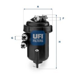 Palivový filter UFI 55.127.00